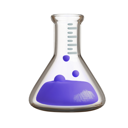 Chemische Flasche  3D Icon
