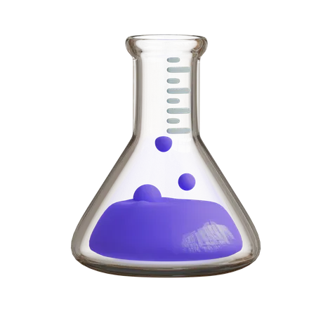 Chemische Flasche  3D Icon