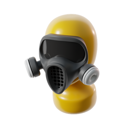 Masken zum chemischen Schutz  3D Icon