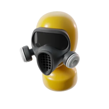 Masken zum chemischen Schutz  3D Icon