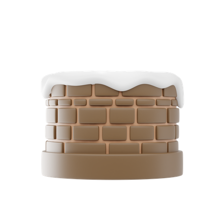 Cheminée  3D Icon