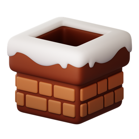 Cheminée  3D Icon