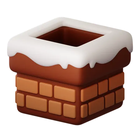 Cheminée  3D Icon