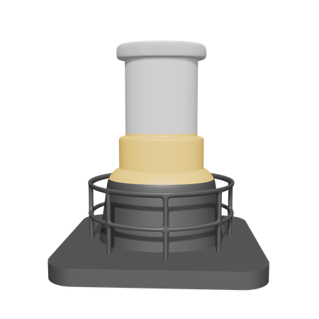 Cheminée d'usine  3D Icon