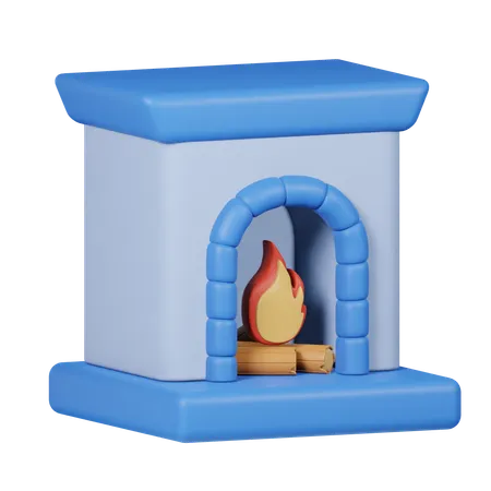 Cheminées  3D Icon