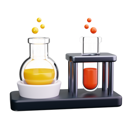 Chemisches Experiment  3D Icon