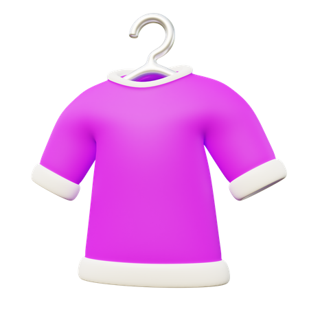 Chemise à linge suspendue  3D Icon