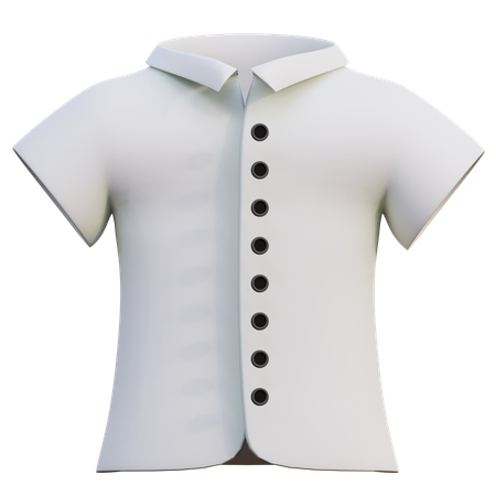 Chemise à manches courtes  3D Icon