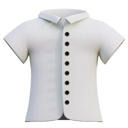 Chemise à manches courtes  3D Icon