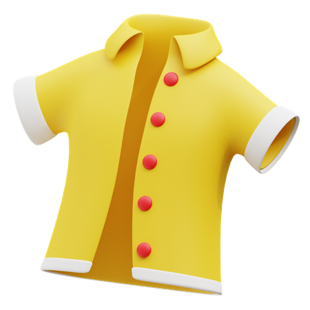 Chemise de plage  3D Icon