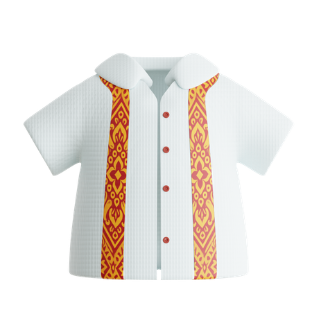 Chemise guayabera  3D Icon