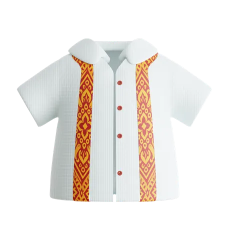 Chemise guayabera  3D Icon