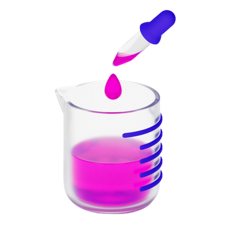 Chemistry Beaker  3D Icon