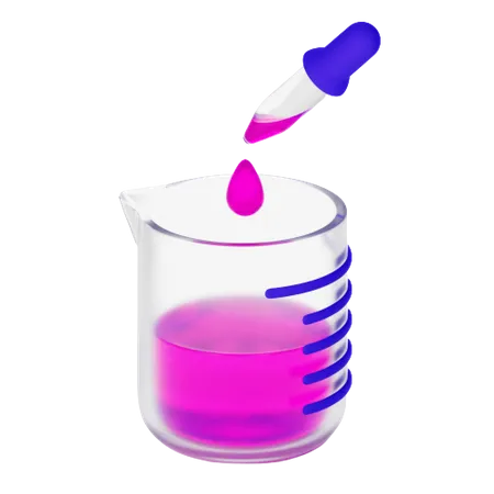 Chemistry Beaker  3D Icon