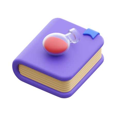 Chemistry Book  3D Icon