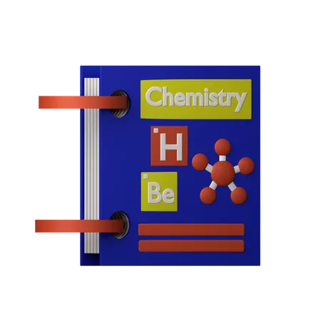 Chemistry Book  3D Icon