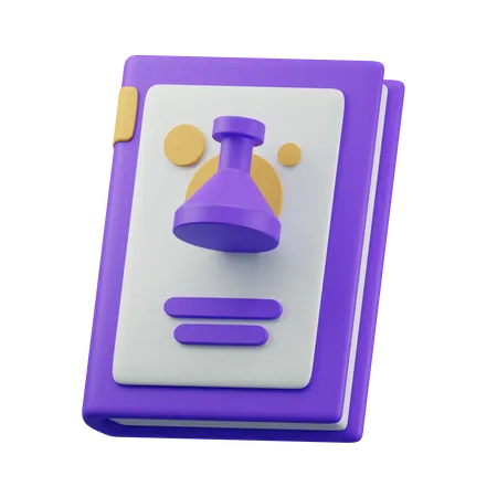 Chemistry Book  3D Icon