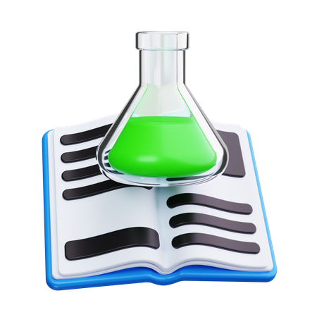 Chemistry Book  3D Icon