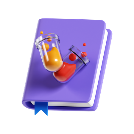 Chemistry Book  3D Icon