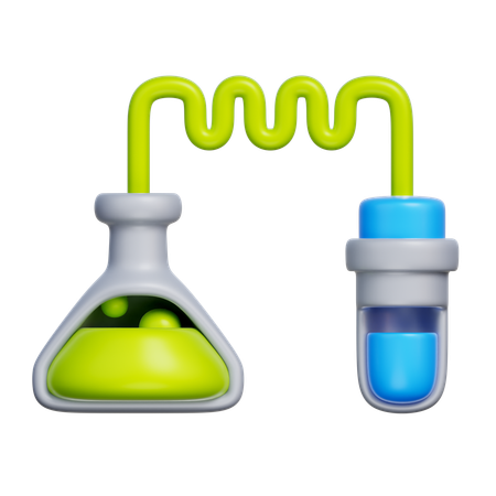 Chemistry Experiment  3D Icon