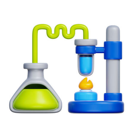 Chemistry Experiment  3D Icon