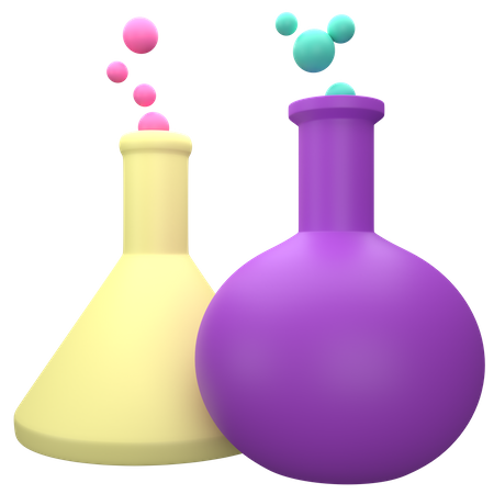 Chemistry Experiment  3D Icon