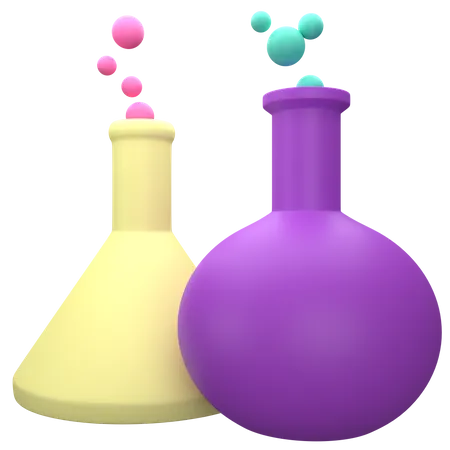 Chemistry Experiment  3D Icon