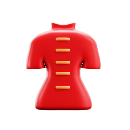 Cheongsam  3D Icon