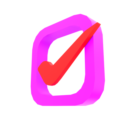 Verificar  3D Icon