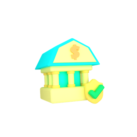 Chèque de banque  3D Icon