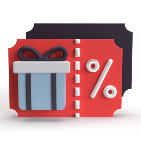 Chèque cadeau  3D Icon