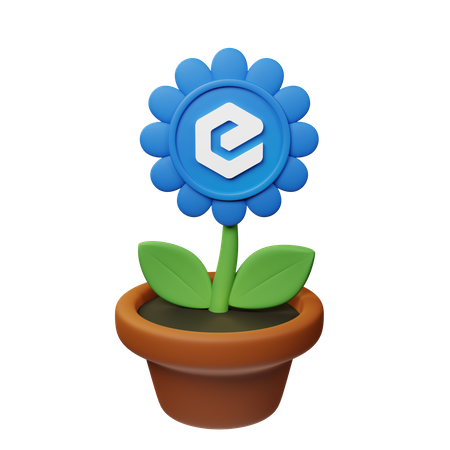 Cheque crypto plant puede  3D Icon