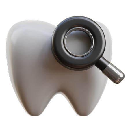 Revisar el diente  3D Icon