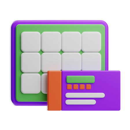 Cheque Loteria  3D Icon