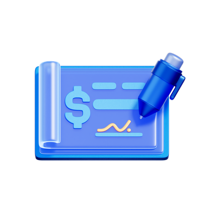 결제 확인  3D Icon