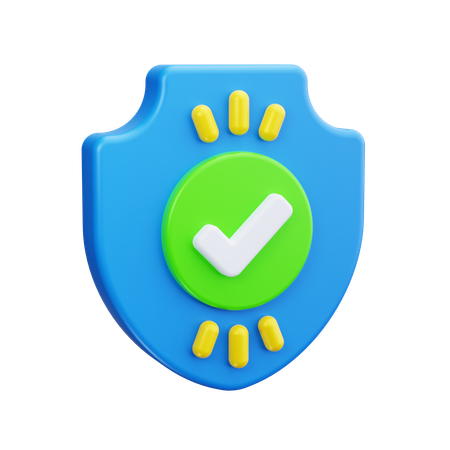 Comprobar seguridad  3D Icon