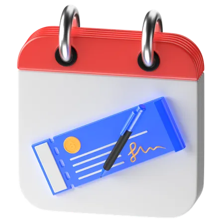 Cheque Sign  3D Icon