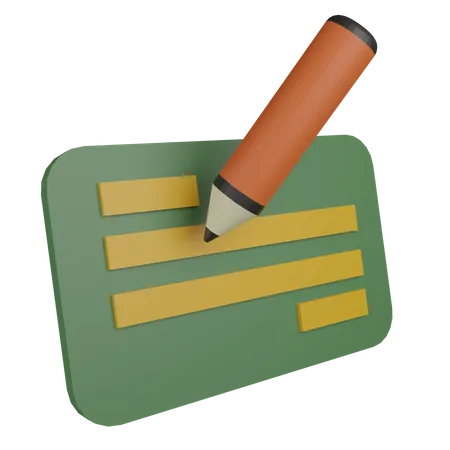 Cheque Sign  3D Icon