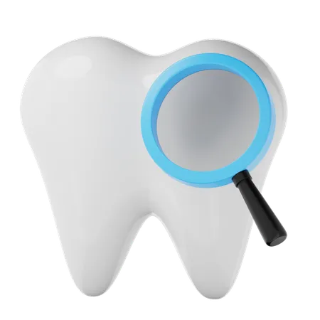 Chequeo dental  3D Icon