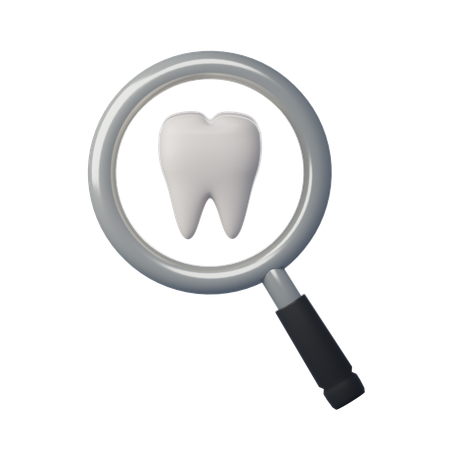 Chequeo dental  3D Icon