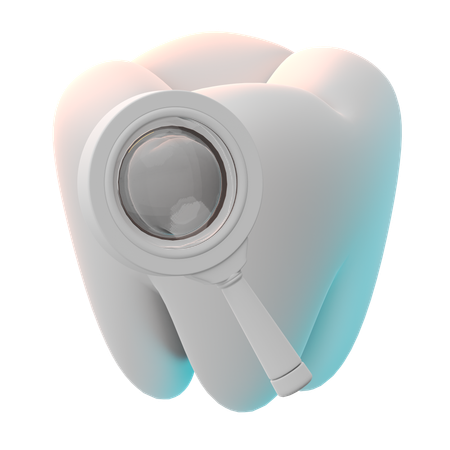 Chequeo dental  3D Icon