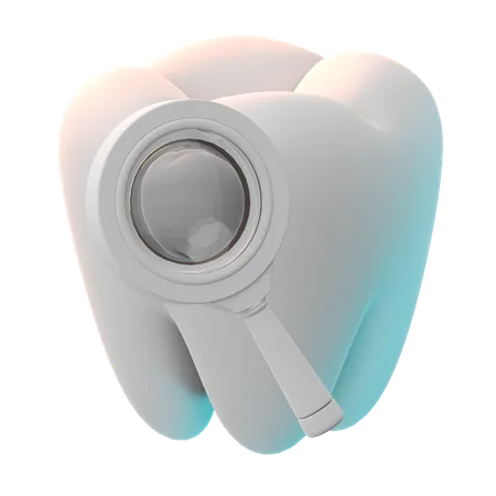 Chequeo dental  3D Icon