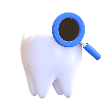 Chequeo dental  3D Illustration