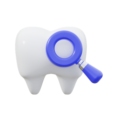 Chequeo dental  3D Icon