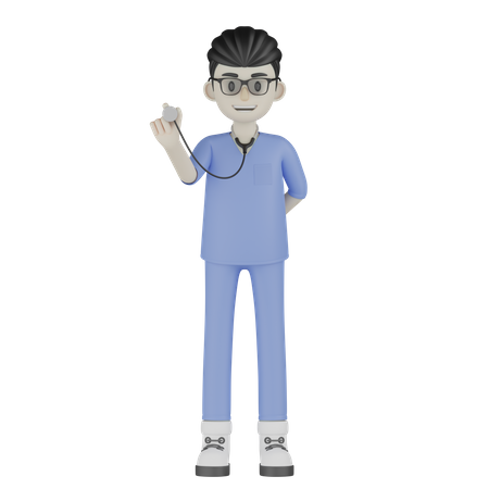 Chequeo medico  3D Illustration