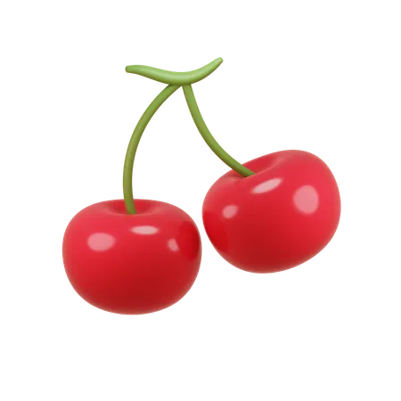 Cherries  3D Icon
