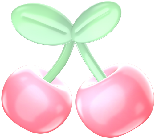 Cherries  3D Icon