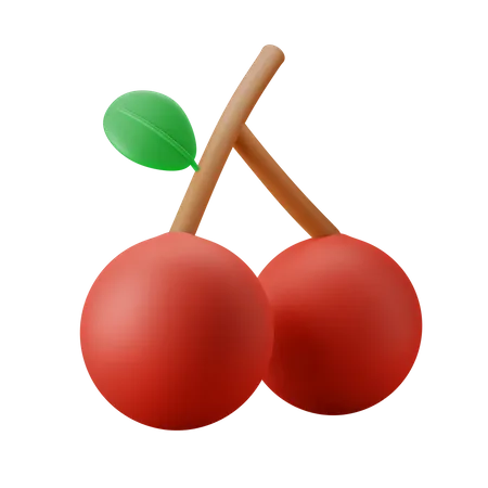 Cherries  3D Icon