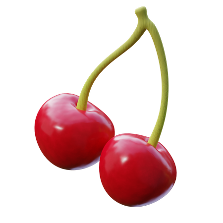 Cherries  3D Icon