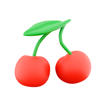 Cherries  3D Icon